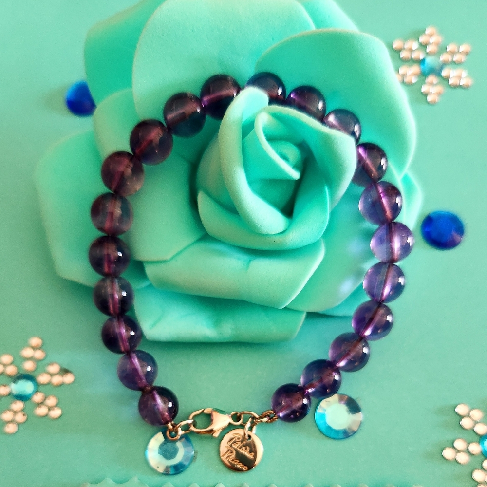 Tiffany & Co. Amethyst Beaded Bracelet